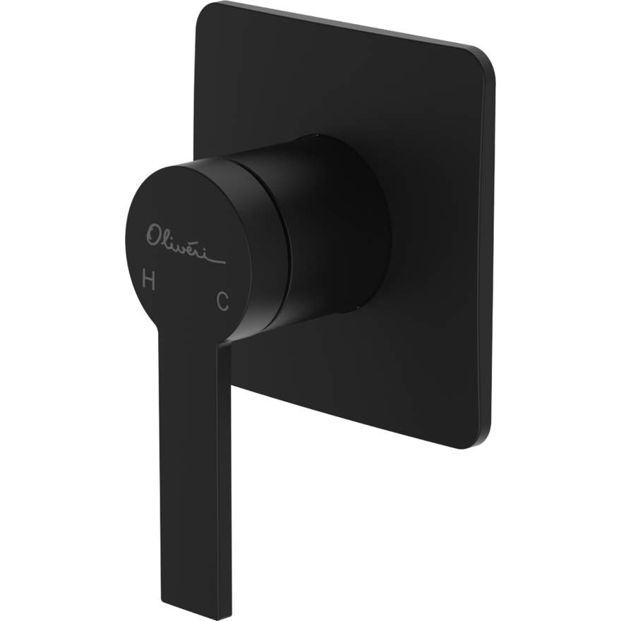 Barcelona Matte Black Wall Mixer