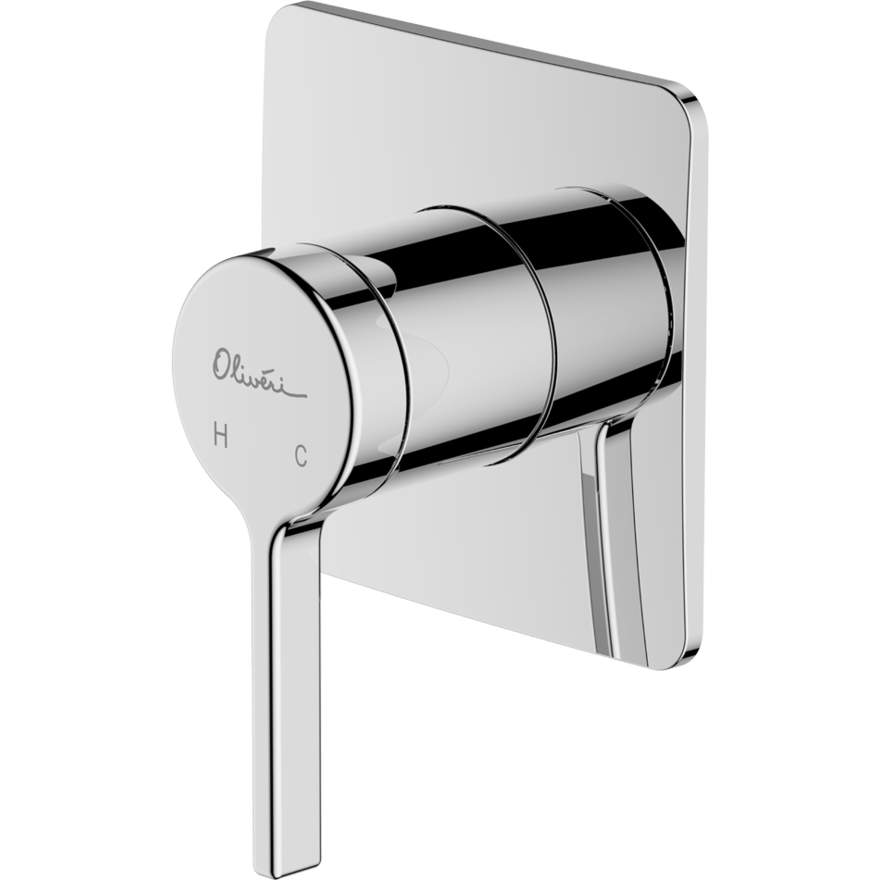 Stockholm Chrome Wall Mixer