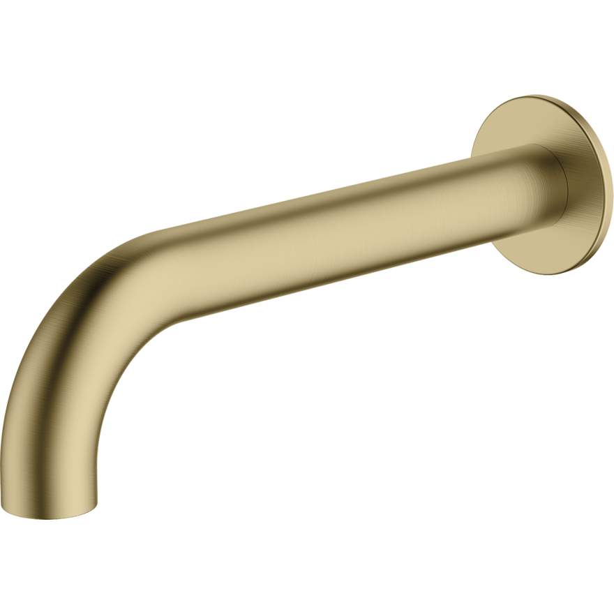 Venice Classic Gold Curved Wall Spout
