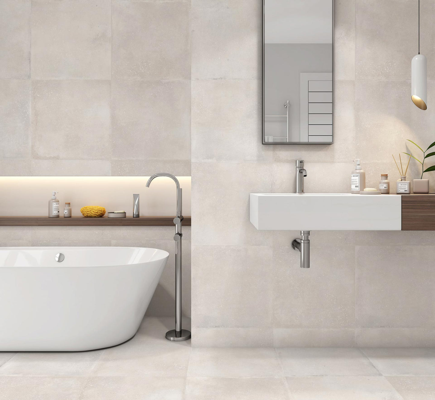 Agreto - ceramica living mock up