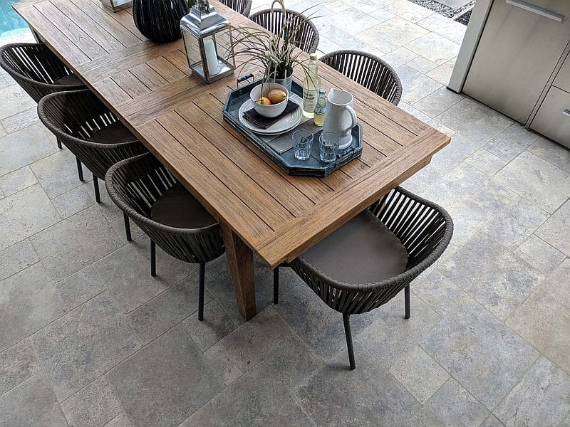 Silver Travertine Tumbled