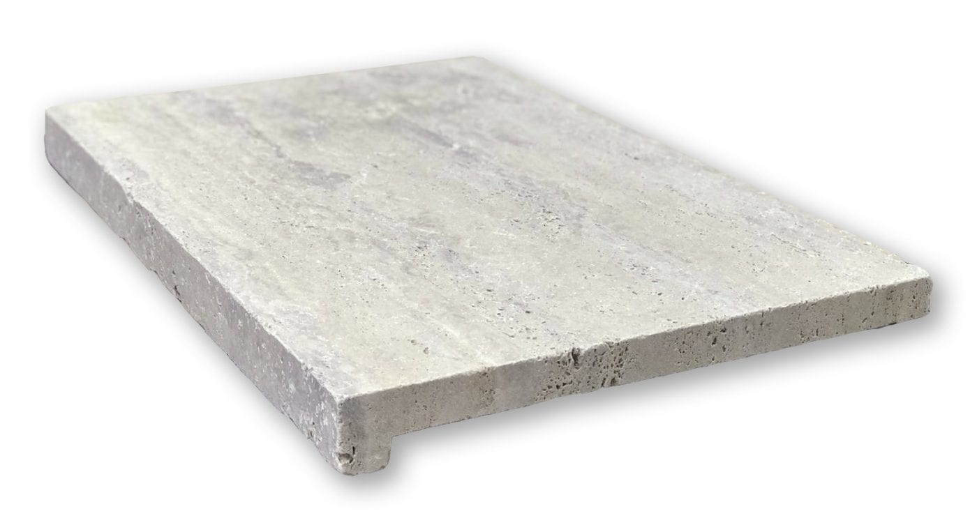 Cashmere Vein Cut Tumbled Travertine Pool Copping