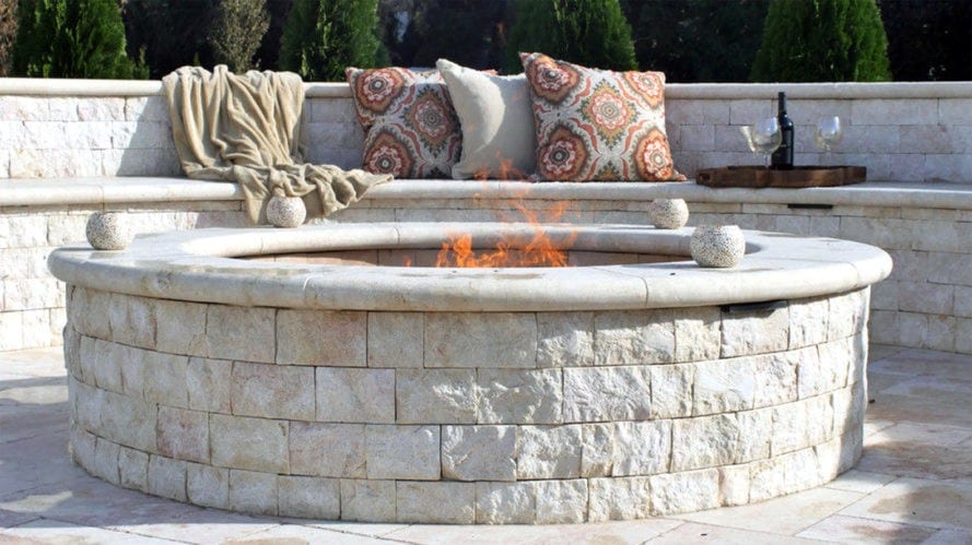 Classic Travertine Splitface FREE LENGTHx100x12mm