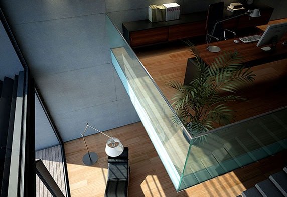 Woodcomfort Narrow Plank - ceramica living mock up