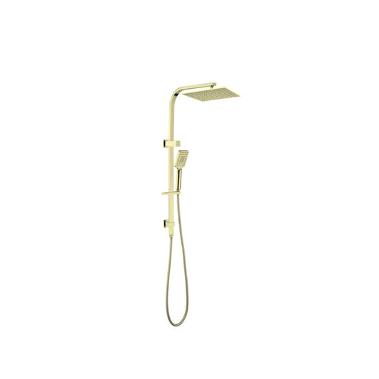 Celia Brushed Gold Shower Set Square Head