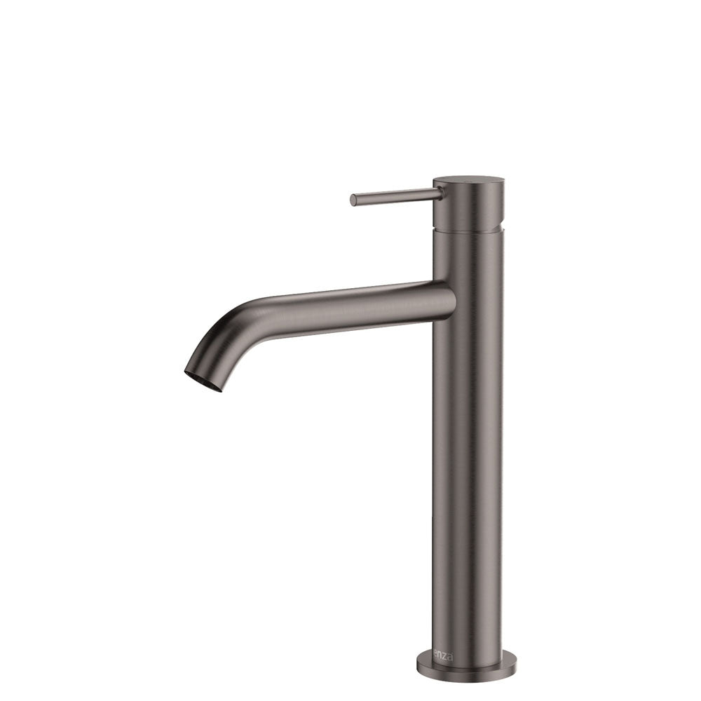 Kaya Gun Metal Medium Basin Mixer