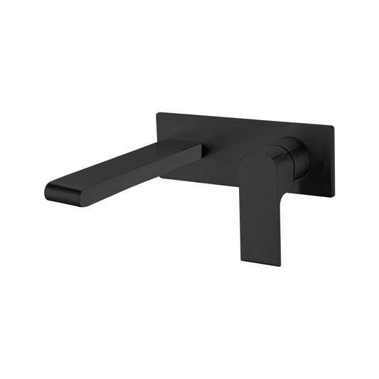 Bianca Matte Black Wall Basin Mixer