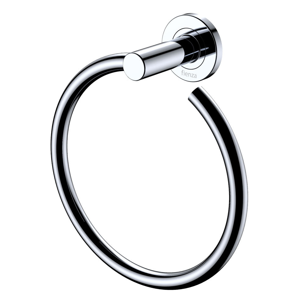 Kaya Brushed Nickel Hand Towel Ring