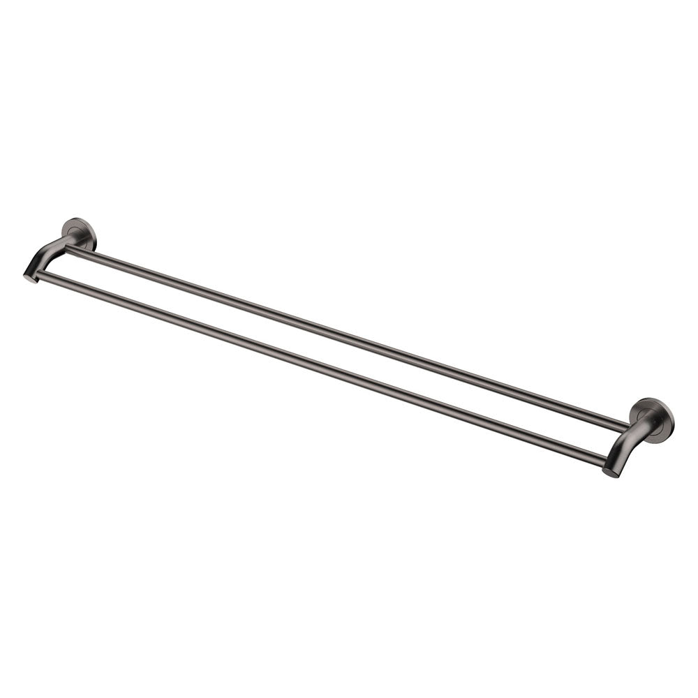 Kaya Urban Brass Double Towel Rail 900mm