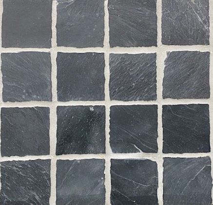 Porphyry Black Slate Cobblestones