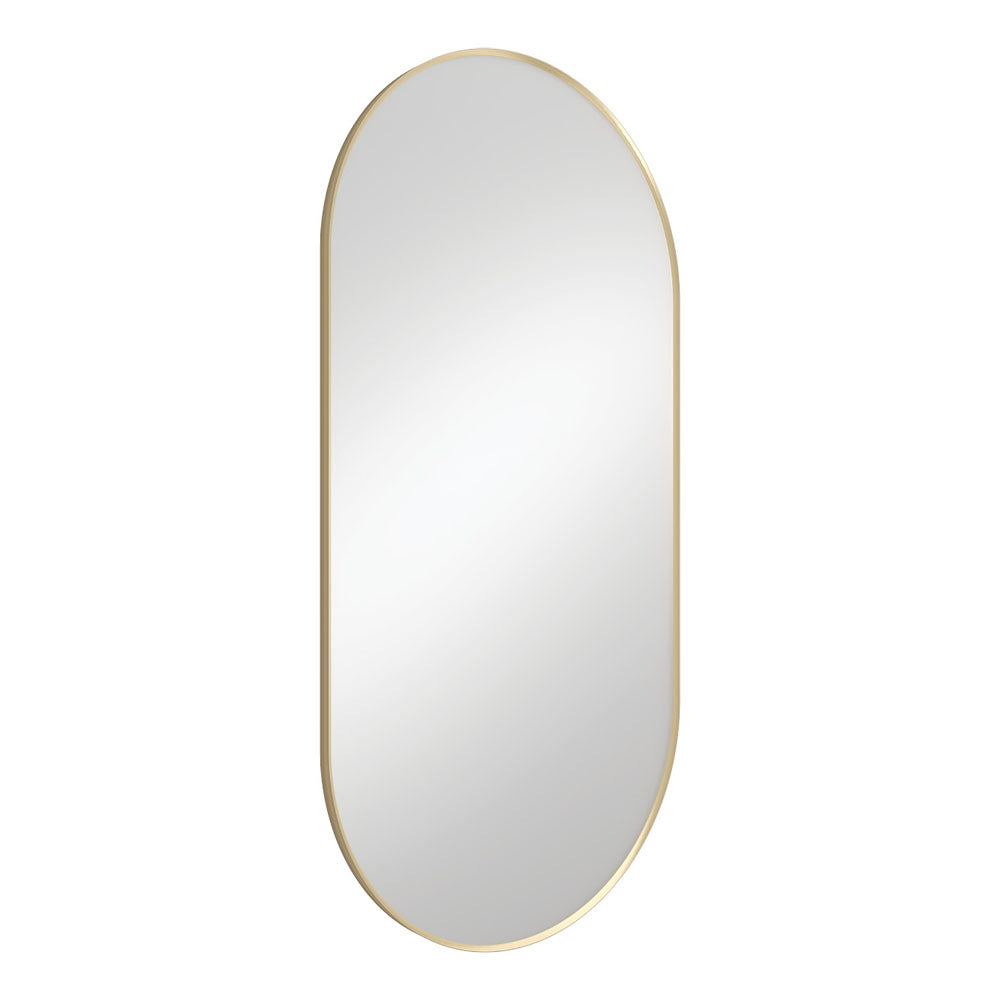 Empire Urban Brass Framed Mirror, 600 x 1200mm