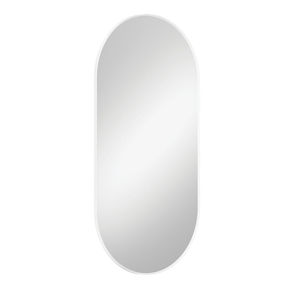 Empire Matte White Framed Mirror, 600 x 1200mm