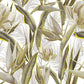 Golden Lilies Art Tile