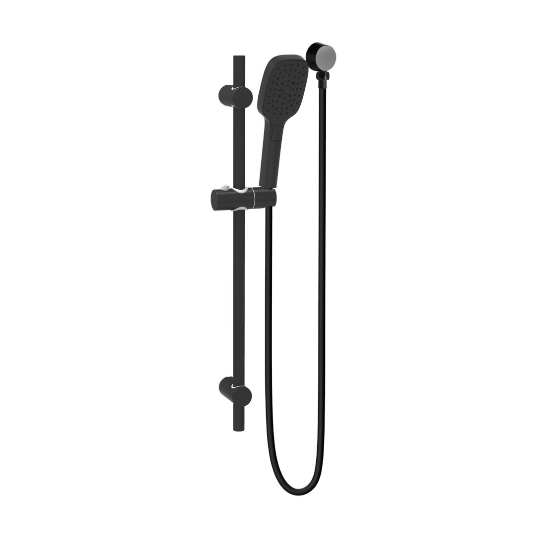 Huntingwood Matte Black Hand Shower on Rail