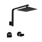 Liberty Matte Black Gooseneck Shower Set