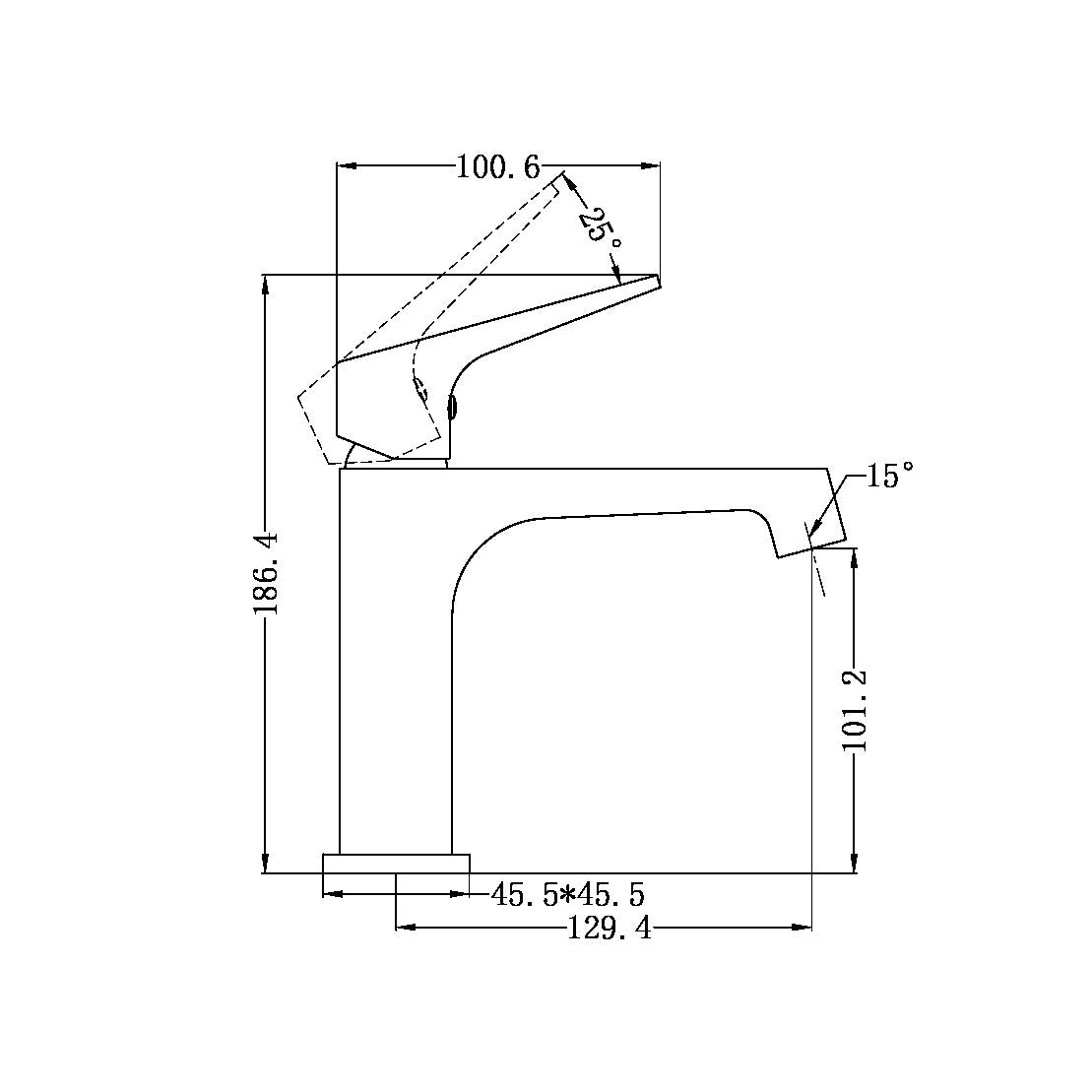 Victor Chrome Basin Mixer