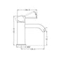 Mecca Matte White Basin Mixer