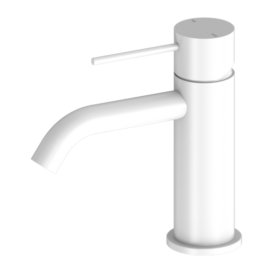 Mecca Matte White Basin Mixer