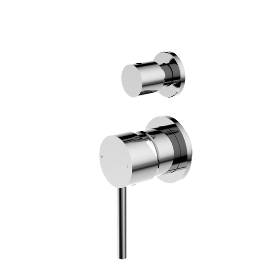 Dolce Chrome Shower Mixer with Divertor Separate Plate