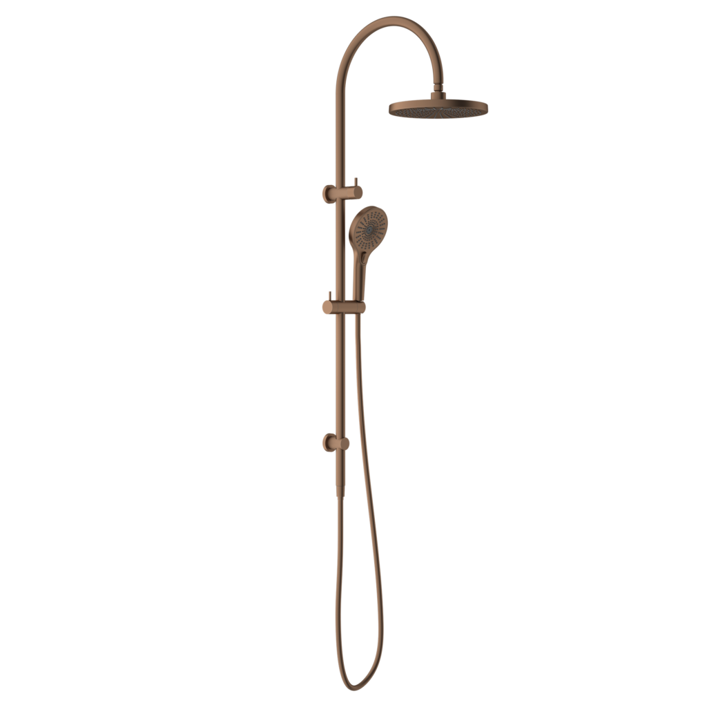 Opal Bronze Twin Shower Set