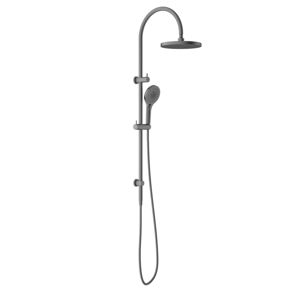 Opal Graphite Twin Shower Set