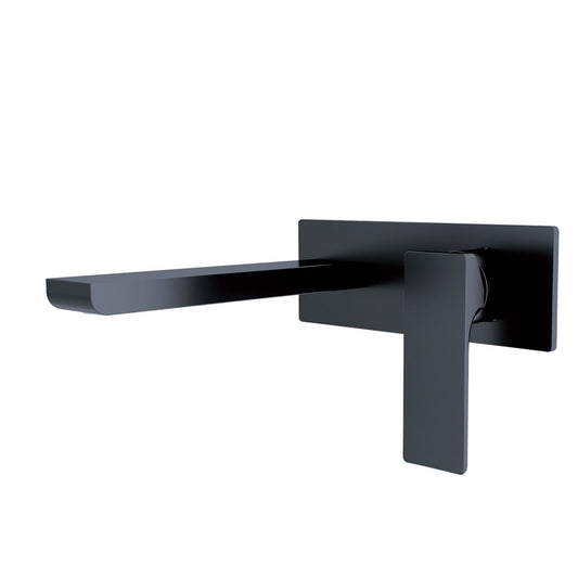 Victor Matte Black Wall Basin Mixer