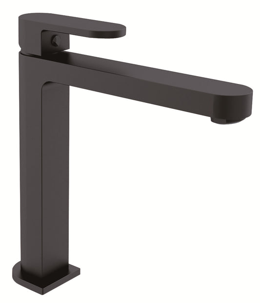 Ecco Matte Black Tall Basin Mixer