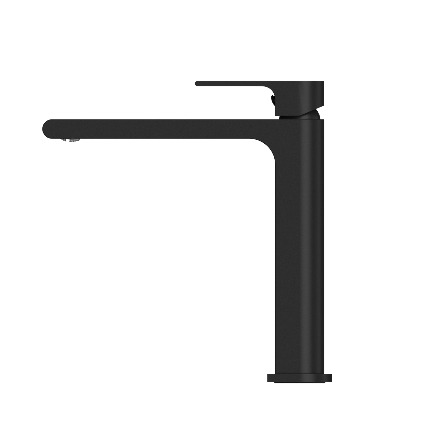 Bianca Matte Black Tall Basin Mixer