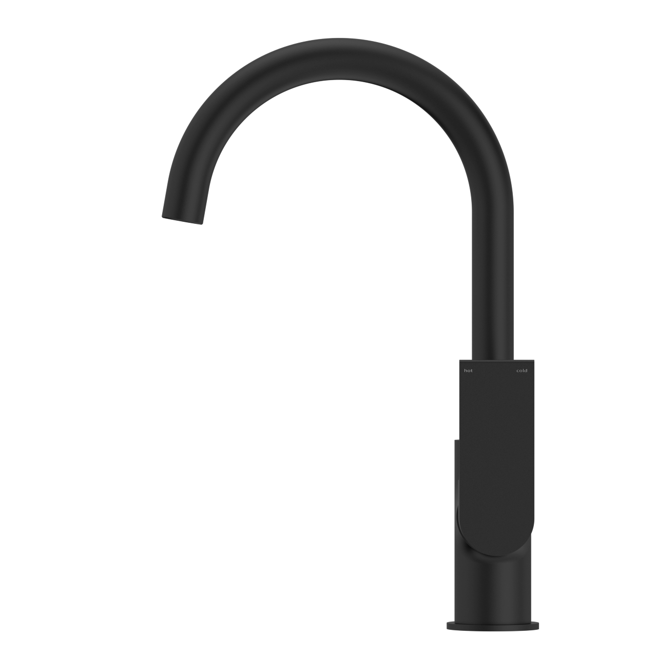 Bianca Matte Black Tall Basin Mixer