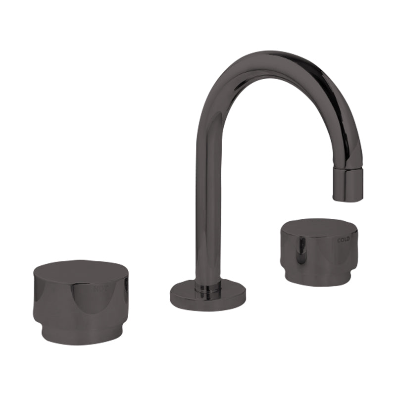 Loui Gun Metal Basin Set