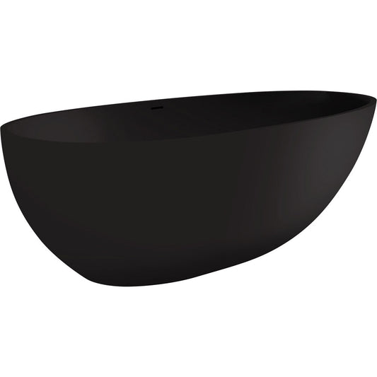 Bahama Matte Black Stone Bath