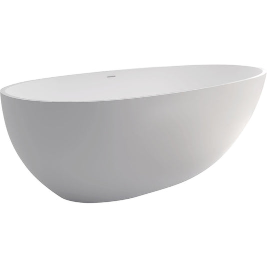 Bahama Matte White Stone Bath