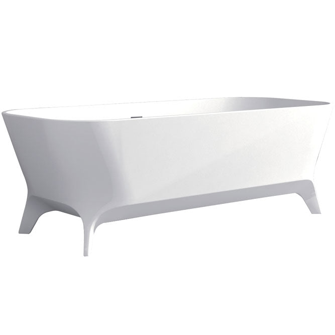 Hampton Matte White Stone Bath