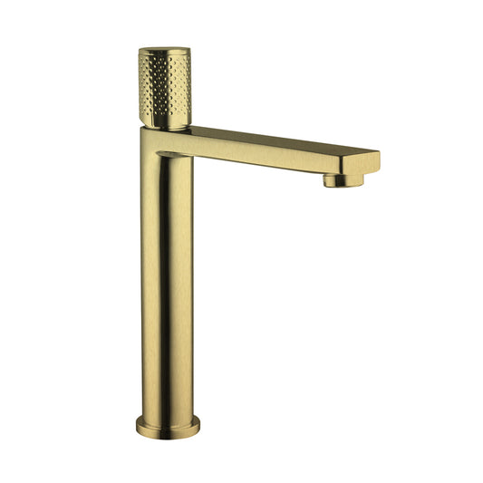 The Gabe Brushed Gold High Rise Mixer