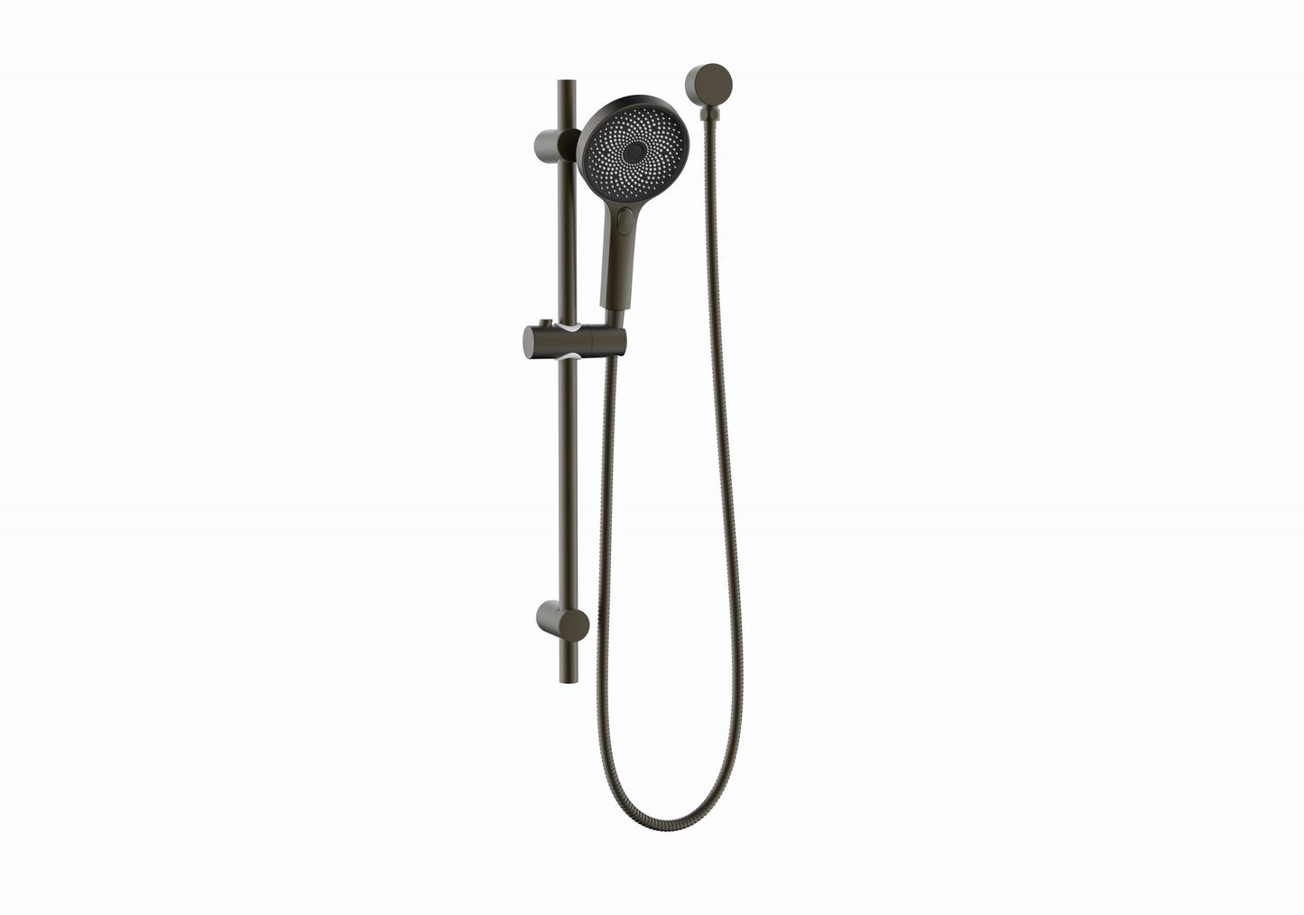 The Gabe Gun Metal Hand Shower on Rail