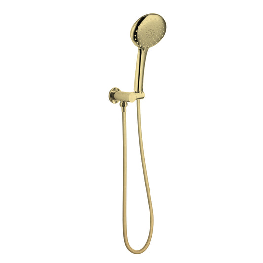 Loui Brushed Gold Hand Shower with Wall Bracket