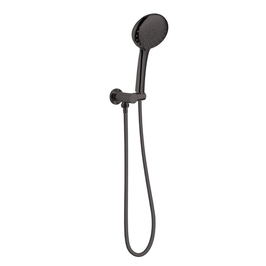 Loui Gun Metal Hand Shower with Wall Bracket