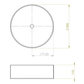 Baby Round Vessel Basin - ceramica living mock up