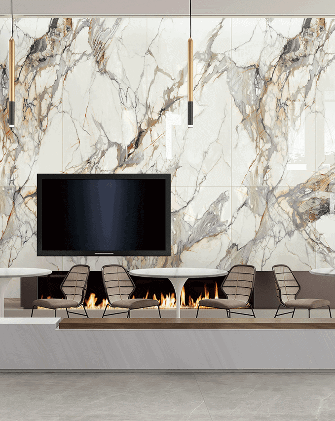 Borghini Gold - ceramica living mock up