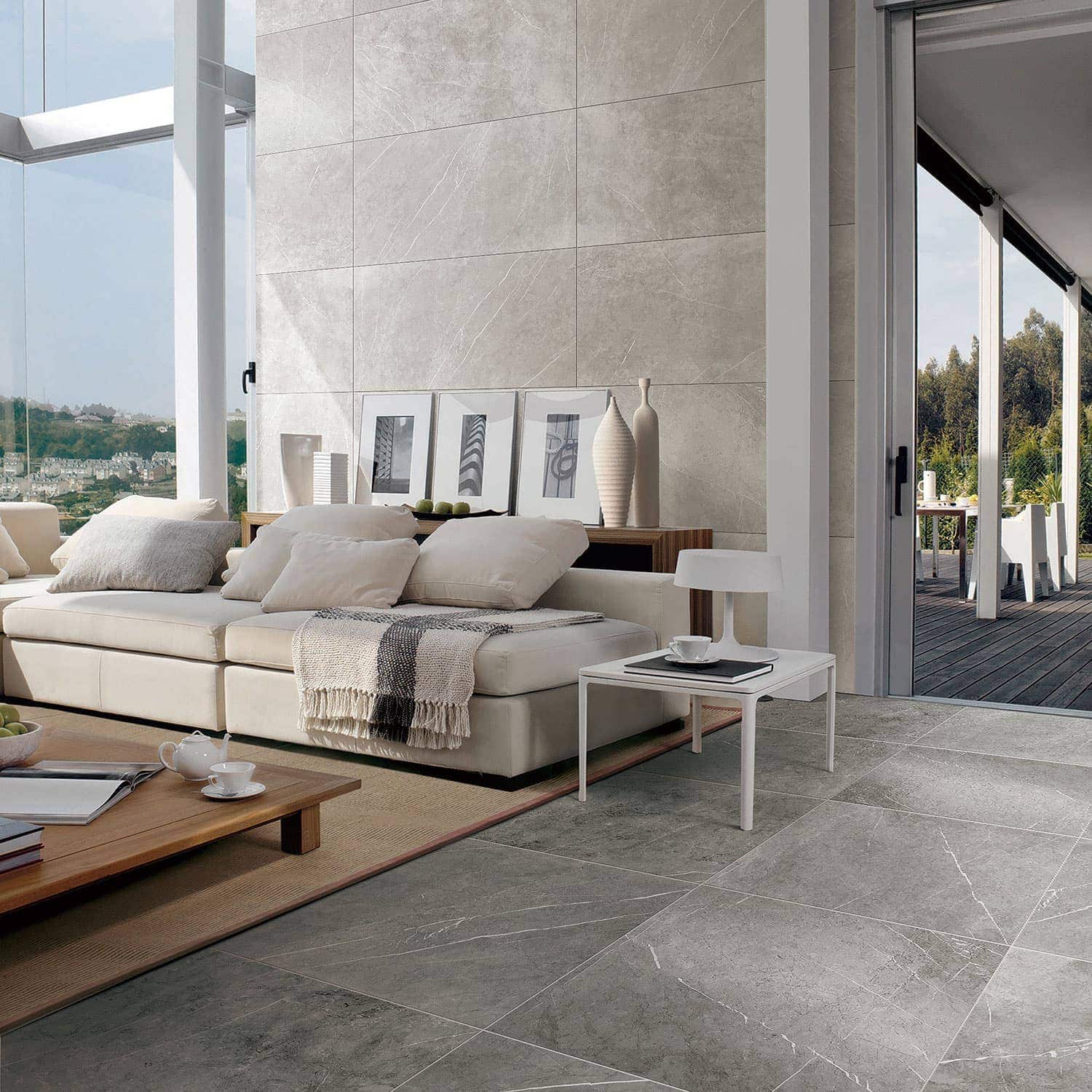 Breccia - ceramica living mock up