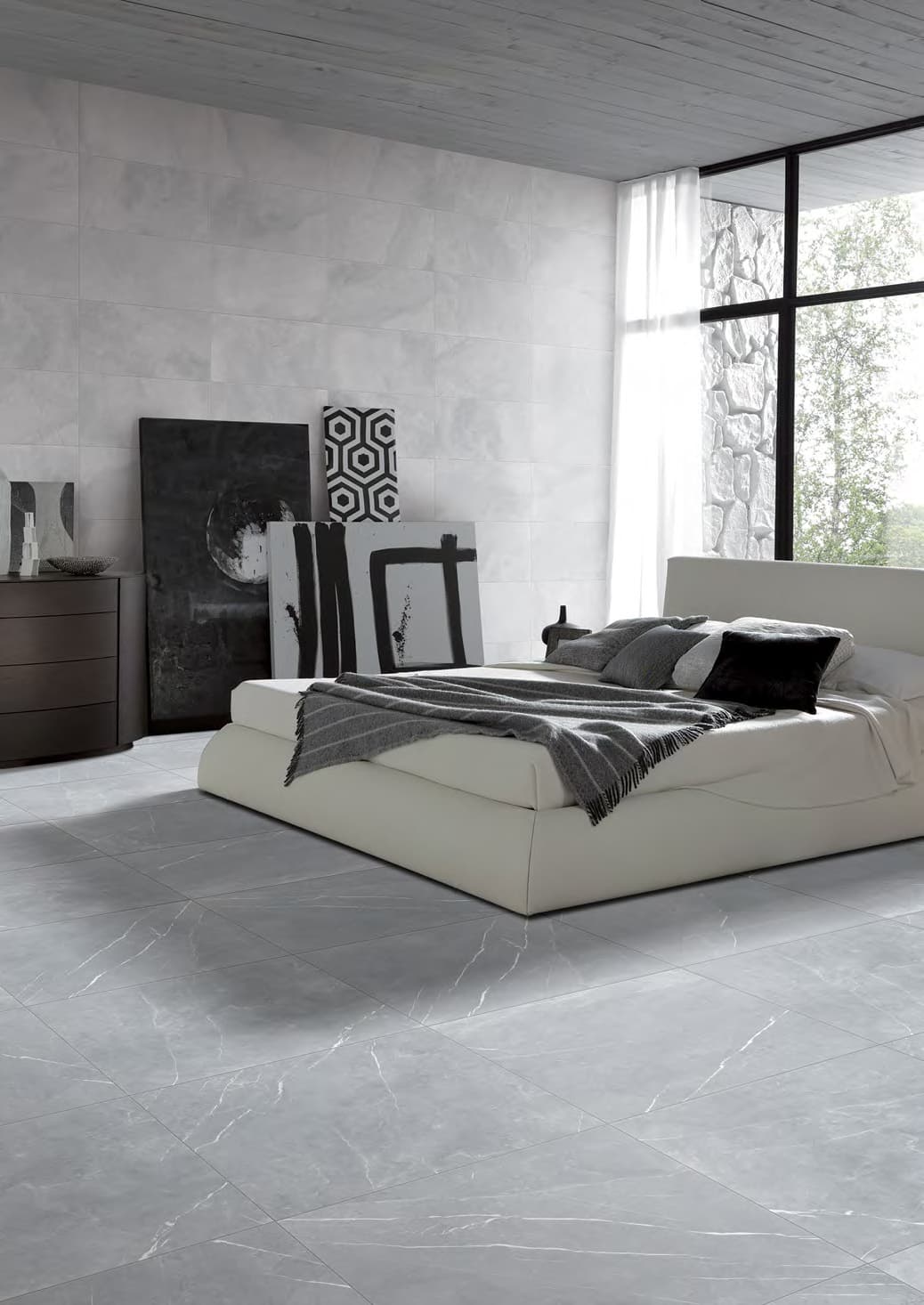 Breccia - ceramica living mock up