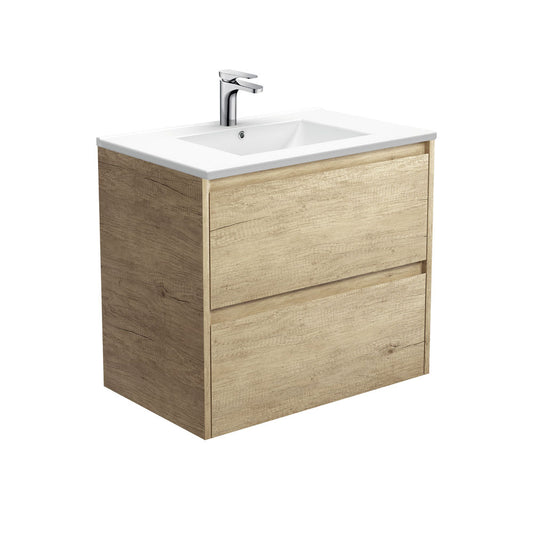 Dolce Amato 750 Scandi Oak Wall-Hung Vanity