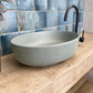 Grand Oval Vessel Basin - ceramica living mock up