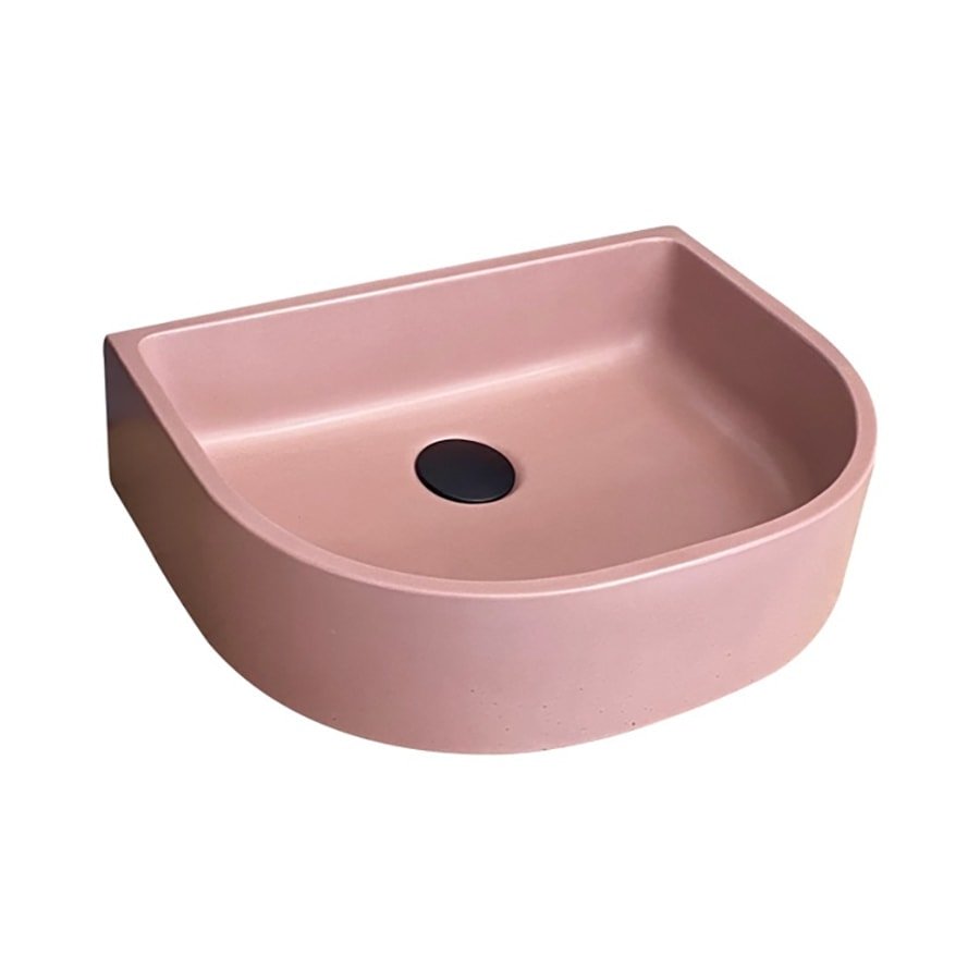 Half Moon Vessel Basin - ceramica living mock up