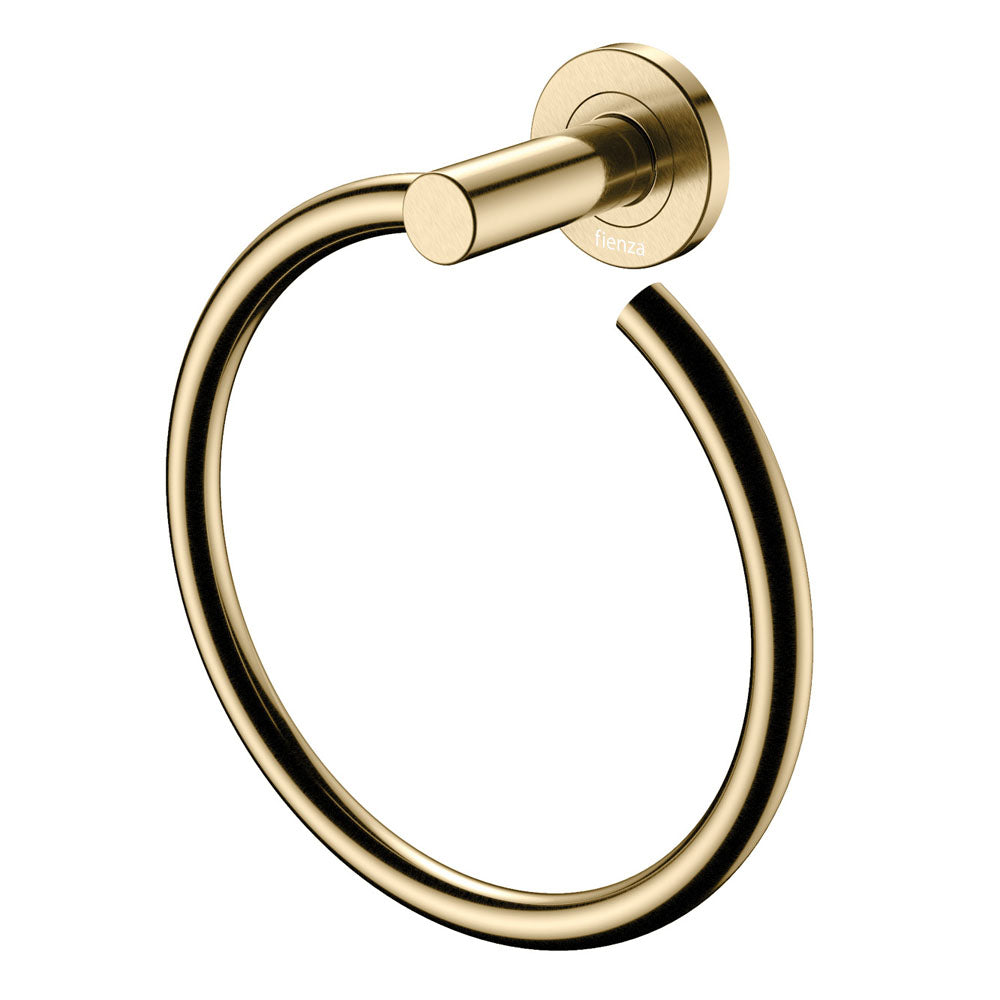 Kaya Brushed Nickel Hand Towel Ring