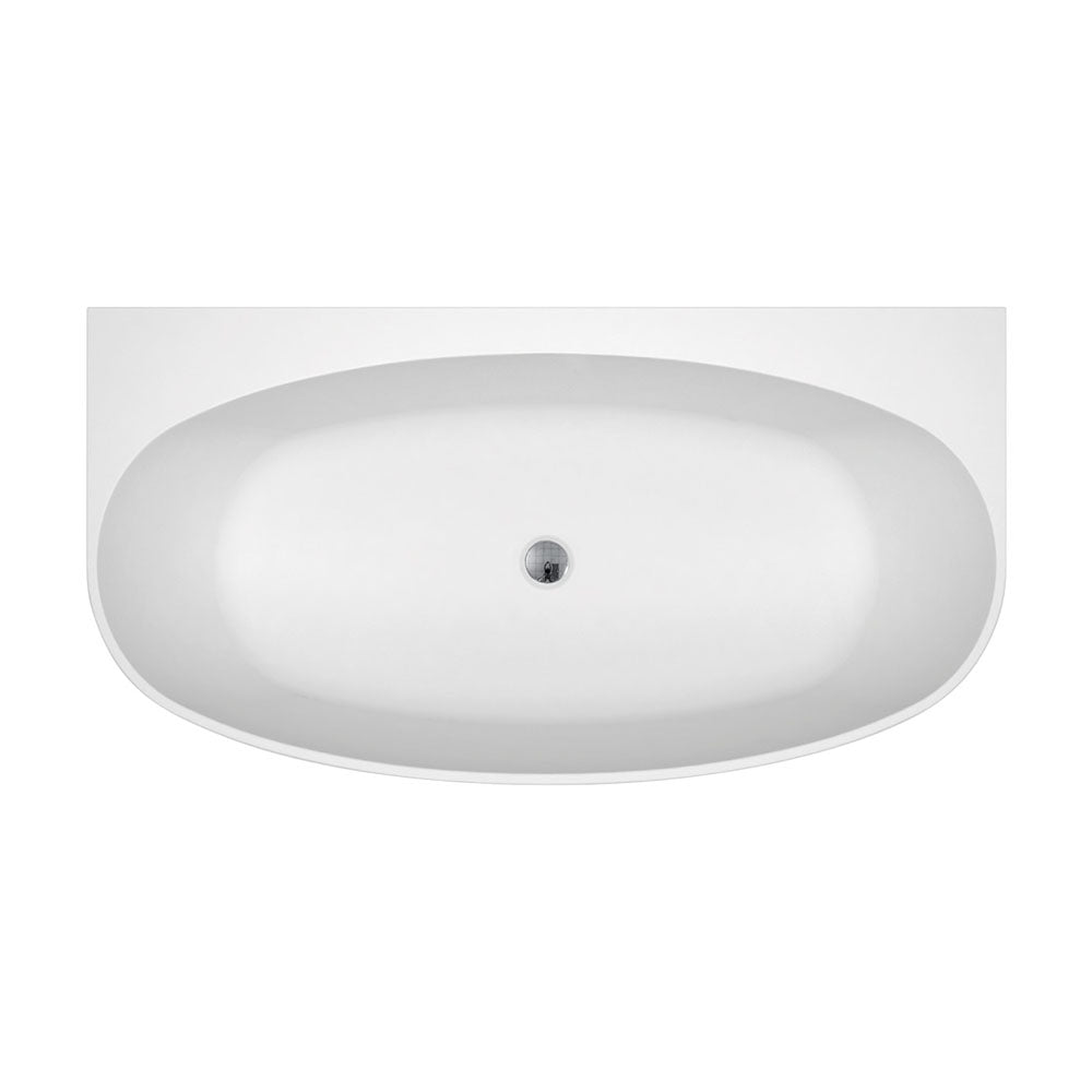 Keeto 1500 Back-to-Wall Acrylic Bath