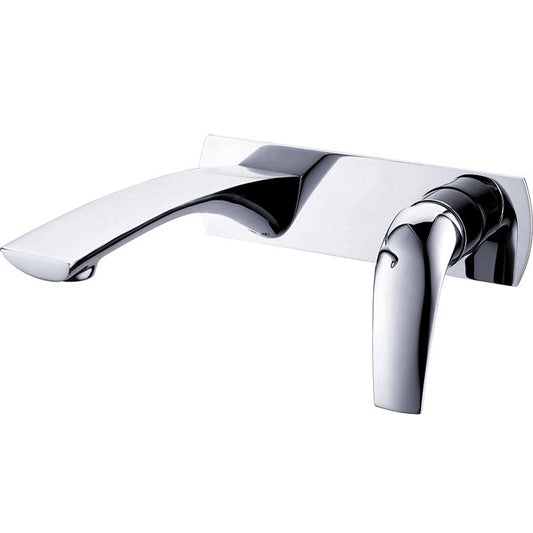 Keeto Chrome Wall Mixer with Spout