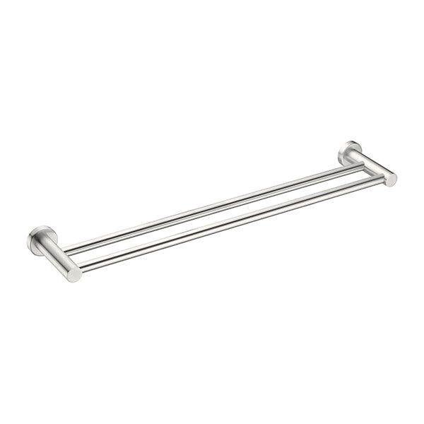 Mecca Brushed Gold Double Towel Rail 600mm