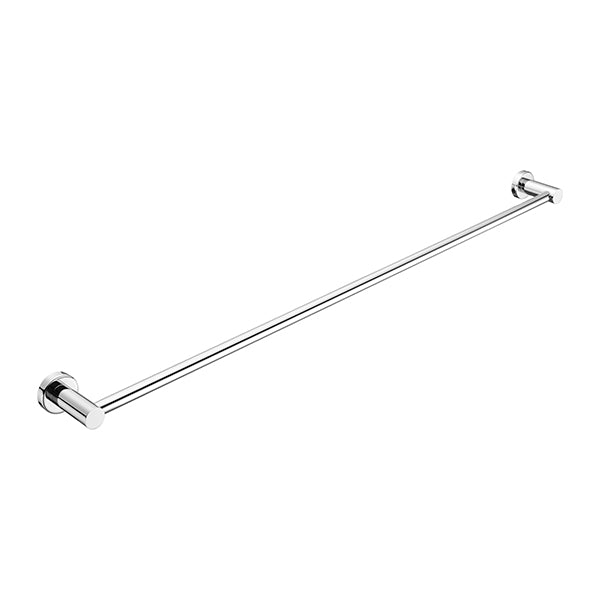 Mecca Brushed Nickel Single Towel Rail 600mm