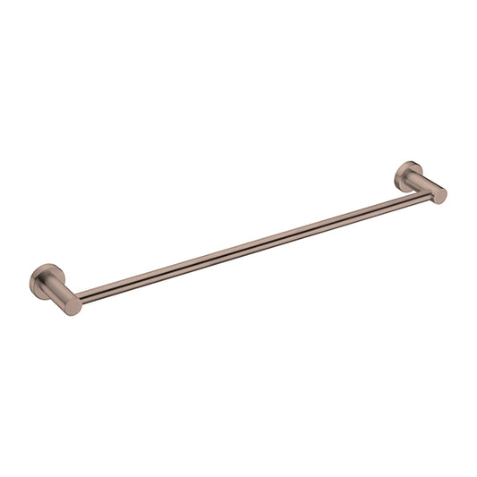 Mecca Brushed Bronze Single Towel Rail 600mm